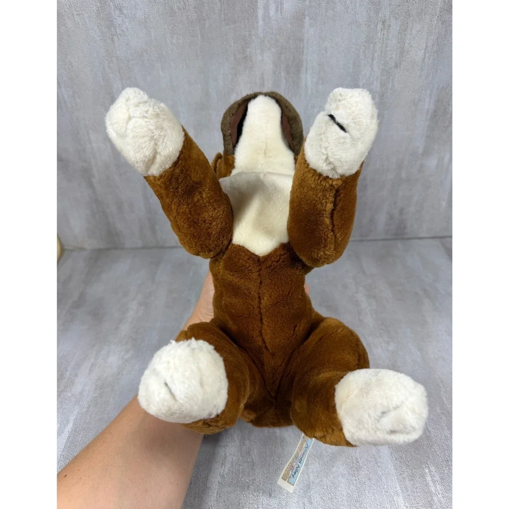 Animal Alley Boxer Dog Plush Toys R Us Brown White Stuffed Animal 9 Inch